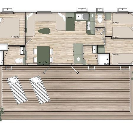Les Dunes 5 Etoiles Mbh 6Pers 1 Suite Parentale 2 Chbs Et 2 Sdb 2 Wc Clim 42M2 Торей Екстериор снимка